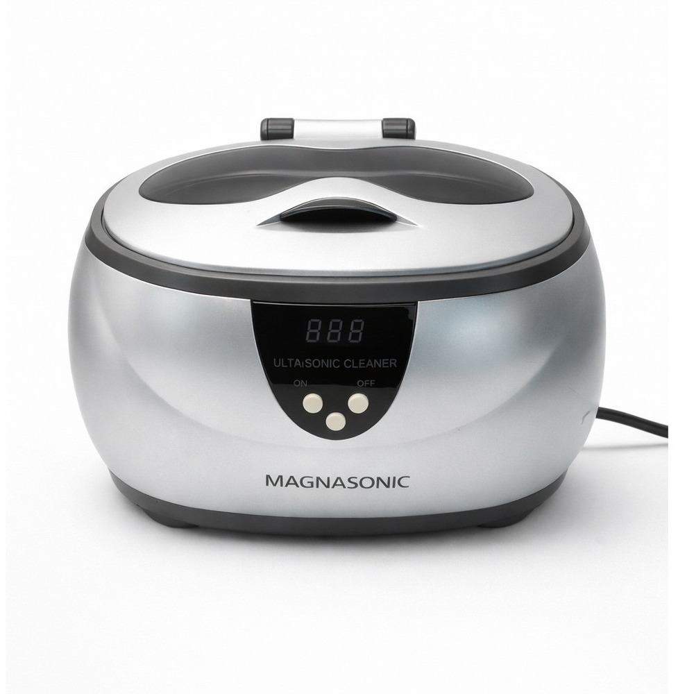 Magnasonic Ultrasonic Cleaner Jewelry Glasses Watch‎ Denture Cleaner Digital
